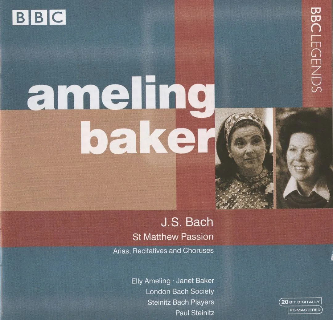 St Matthew Passion: Arias, Recitatives and Choruses cover
