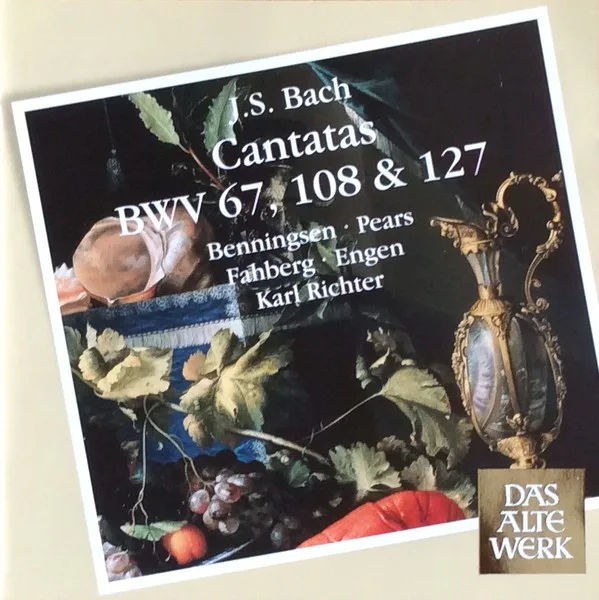 Cantatas BWV 67, 108 & 127 cover