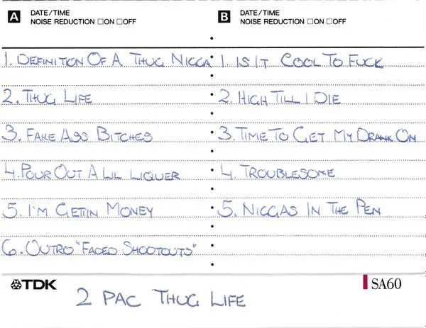 Thug Life (Demo Tape) 专辑封面