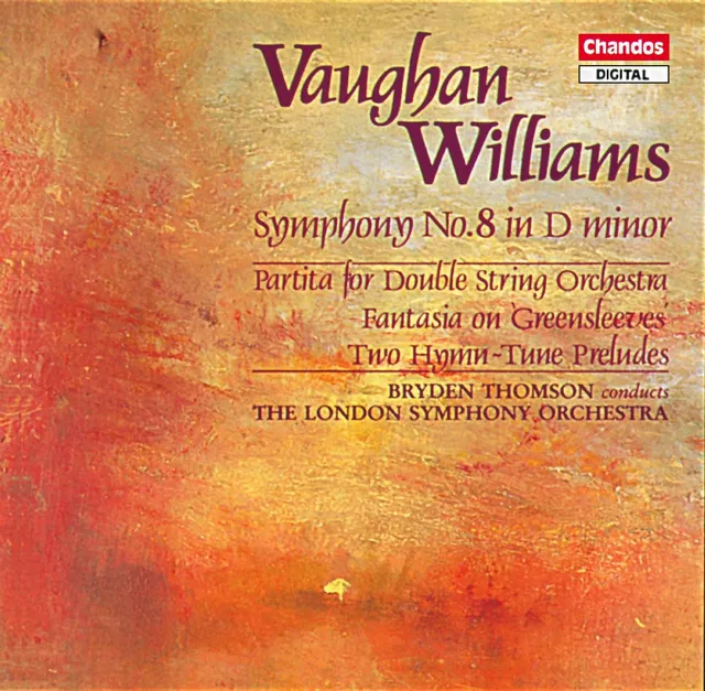 Symphony no. 8 in D minor / Partita / Fantasia on Greensleeves / Two Hymn-Tune Preludes 封面
