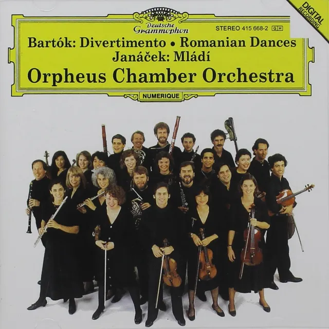 Bartók: Divertimento / Romanian Folk Dances / Janáček: Mládí 封面