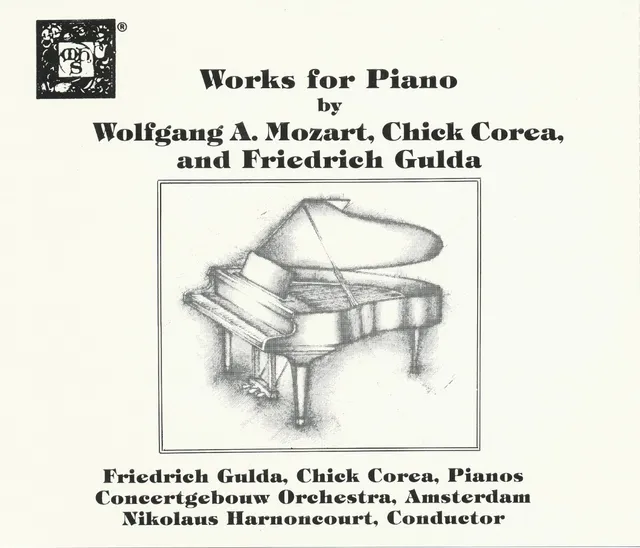 Works for Piano by Mozart, Corea, and Gulda 封面