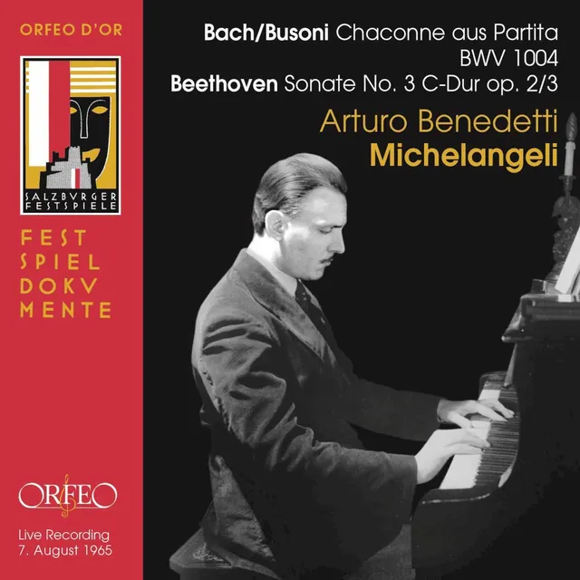 Busoni: Chaconne in D Minor (After Bach) - Beethoven: Piano Sonata No. 3 封面
