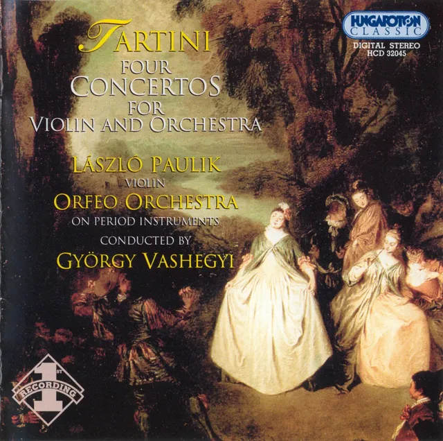 Four Concertos for Violin and Orchestra 封面