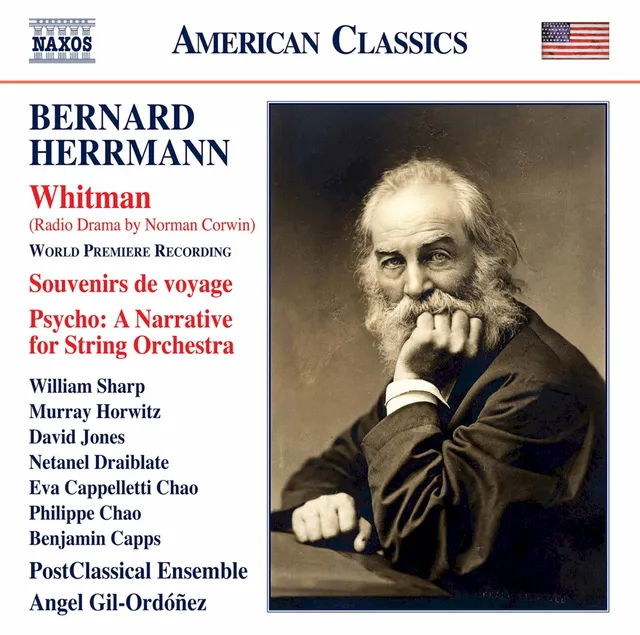 Whitman (Radio Drama by Norman Corwin) / Souvenirs de voyage / Psycho: A Narrative for String Orchestra 封面