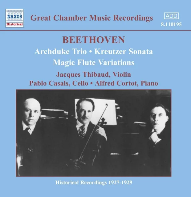 Great Chamber Music Recordings: Archduke Trio / Kreutzer Sonata / Magic Flute Variations 封面