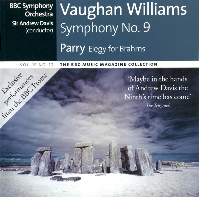 BBC Music, Volume 19, Number 10: Vaughan Williams: Symphony no. 9 / Parry: Elegy for Brahms 封面