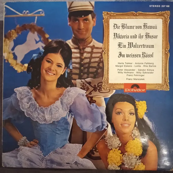 Die Blume von Hawaii; Viktoria und ihr Husar; Ein Walzertraum; Im weissen Rössl cover