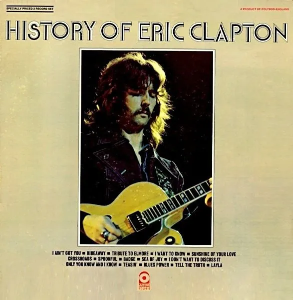 History of Eric Clapton cover