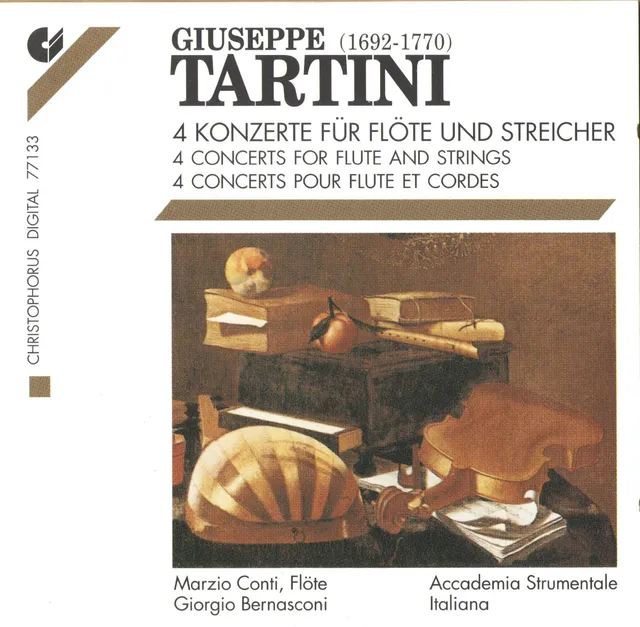 4 Konzerte für Flöte und Streicher cover