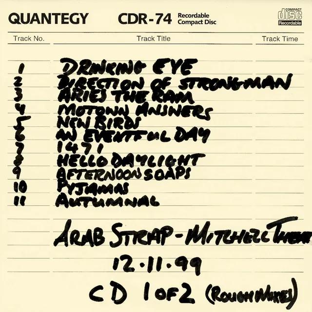 Mitchell Theatre 12-11-99 (Rough Mixes) 封面