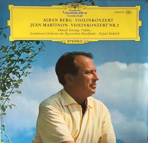 Berg: Violinkonzert / Martinon: Violinkonzert Nr. 2 cover