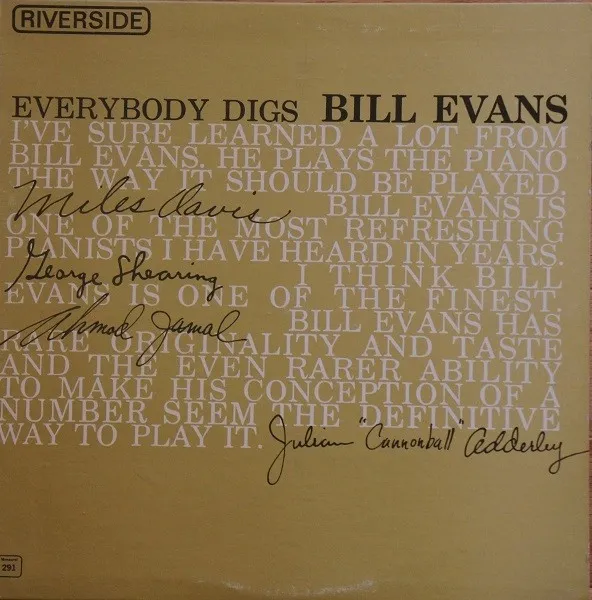 Everybody Digs Bill Evans cover