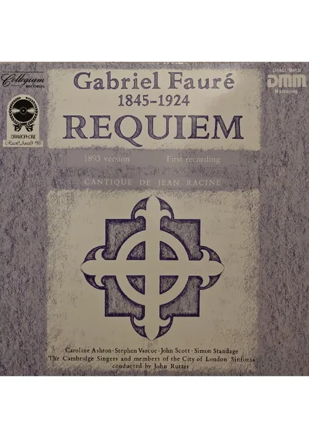 Requiem & Cantique de Jean Racine - Cambridge Singers City of London Sinfonia John Rutter cover