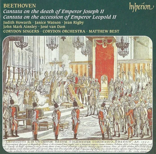 Cantata on the Death of Emperor Joseph II / Cantata on the accession of Emperor Leopold II 封面