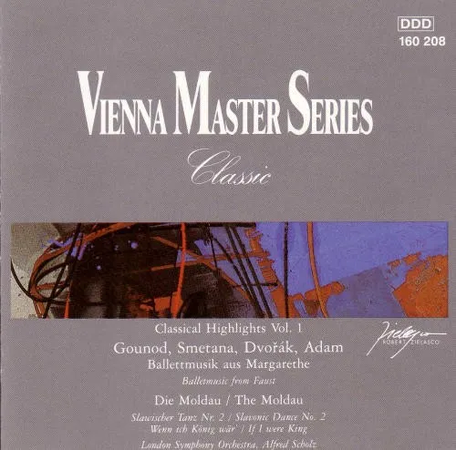 Os grandes clássicos: Smetana: O moldava / Dvořák: Danças eslavas / Adam: Se eu fosse rei / Gounod: Fausto 封面