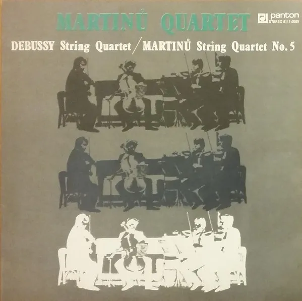 Debussy: String Quartet / Martinů: String Quartet no. 5 封面