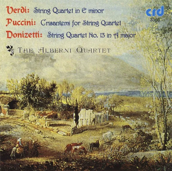Verdi: String Quartet in E minor / Puccini: Crisantemi for String Quartet / Donizetti: String Quartet no. 13 in A major 封面