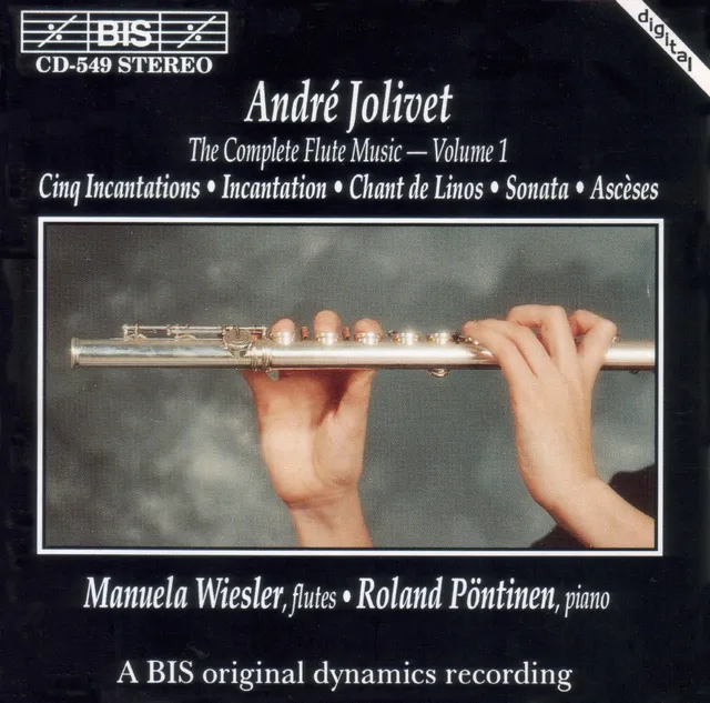 André Jolivet: The Complete Flute Music – Volume 1 封面