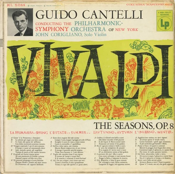 The Seasons, op. 8 cover