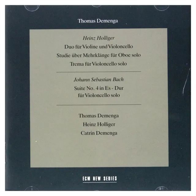 Cello and Oboe Works cover