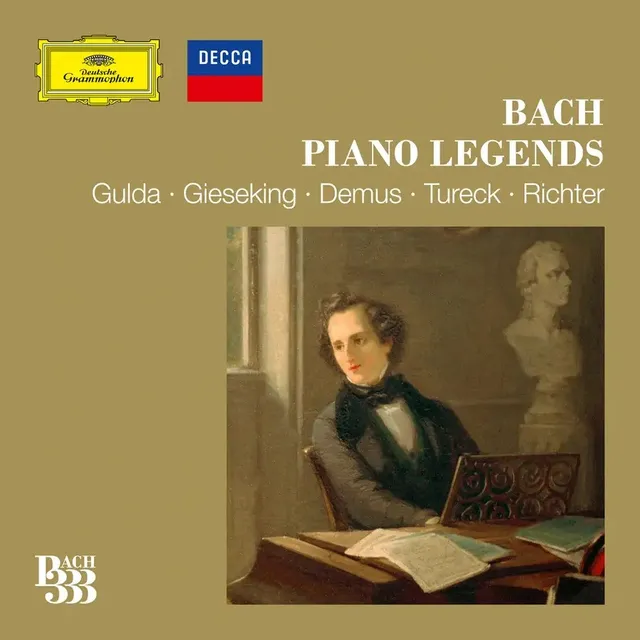 BACH 333 Piano Legends 封面