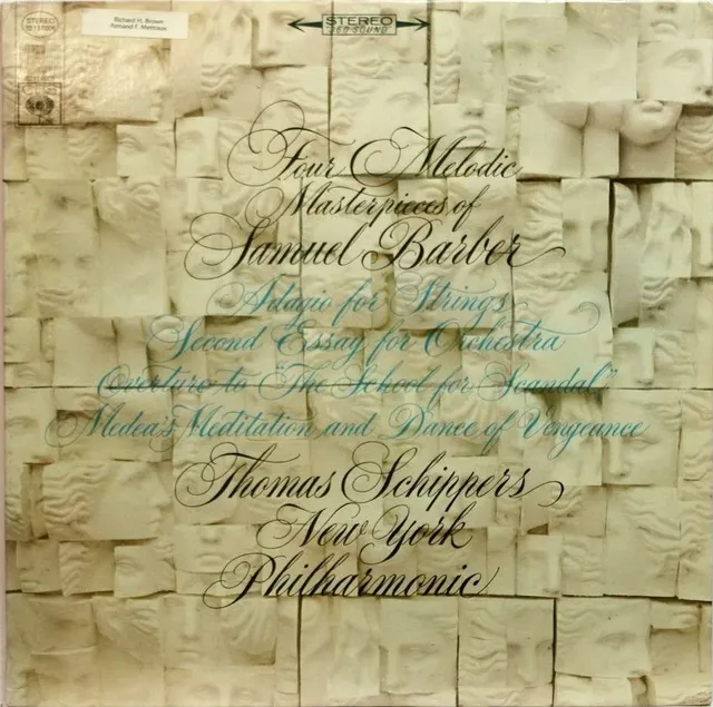 Four Melodic Masterpieces of Samuel Barber 封面