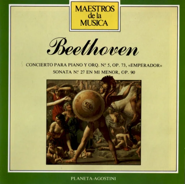Concerto for Piano and Orchestra no. 5 in E-flat major, op. 73 "Emperor" / Sonata for Piano no. 27 in E minor, op. 90 封面