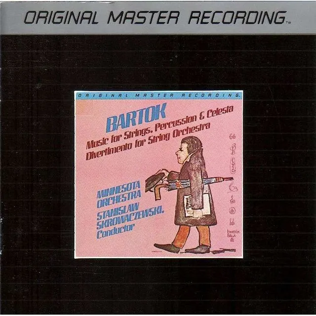 Music for Strings, Percussion and Celesta / Divertimento for String Orchestra 封面