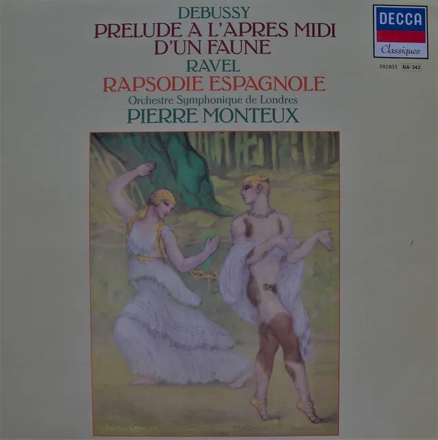Debussy: Prélude à l’après-midi d’un faune / Nocturnes / Ravel: Pavane pour une infante défunte / Rapsodie espagnole 封面