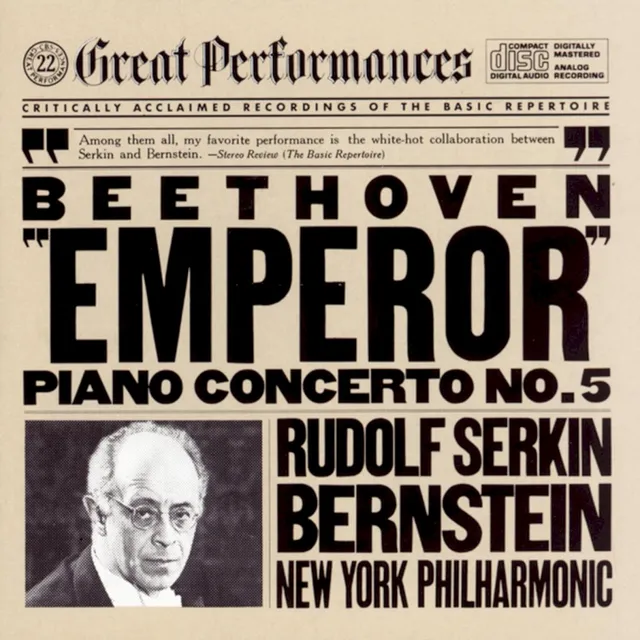 "Emperor" Piano Concerto no. 5 封面