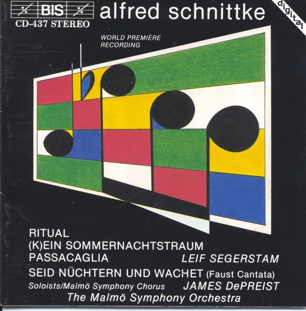 Ritual / (K)ein Sommernachtstraum / Passacaglia / Seid nüchtern und wachet (Faust Cantata) cover