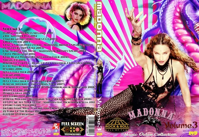 Madonna Music Video DVD – Volume3 封面