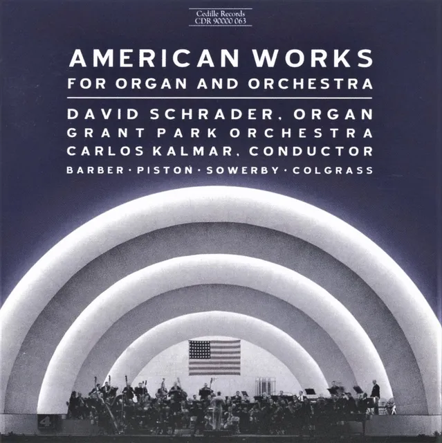American Works for Organ and Orchestra 封面