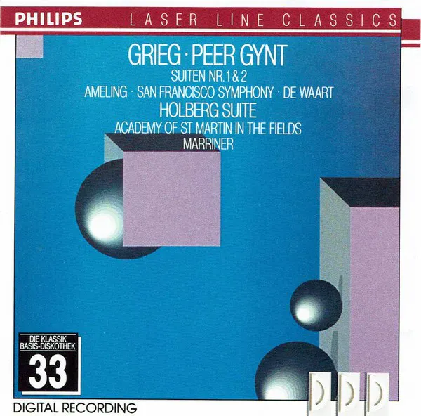 Peer Gynt Suiten 1 & 2, Holberg Suite 封面