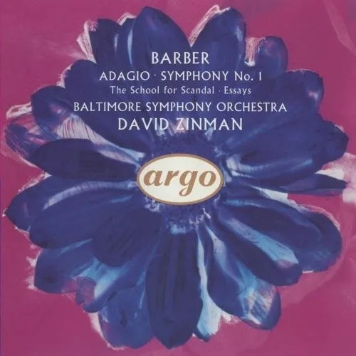 Adagio for Strings / Symphony no. 1 / The School for Scandal 封面