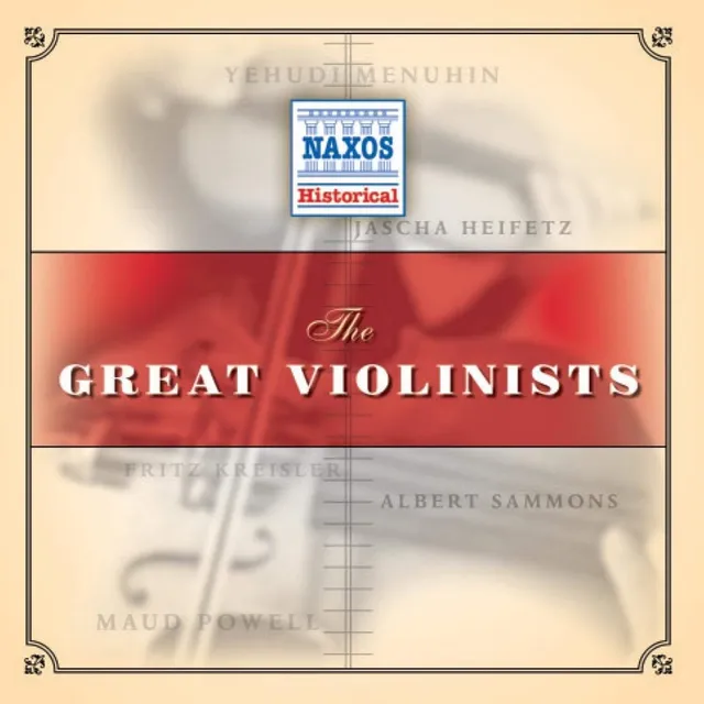 The Great Violinists 封面