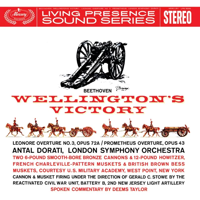 Wellington’s Victory / Leonore Overture no. 3, op. 72a / Prometheus Overture, op. 43 封面