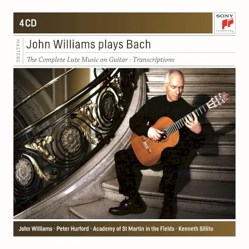 John Williams Plays Bach: The Complete Lute Music On Guitar · Transcriptions 封面