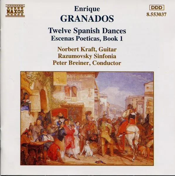 Twelve Spanish Dances / Escenas poéticas, Book 1 封面