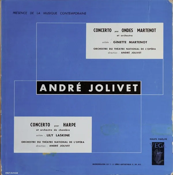 Concerto pour ondes Martenot et orchestre / Concerto pour harpe et orchestre de chambre cover