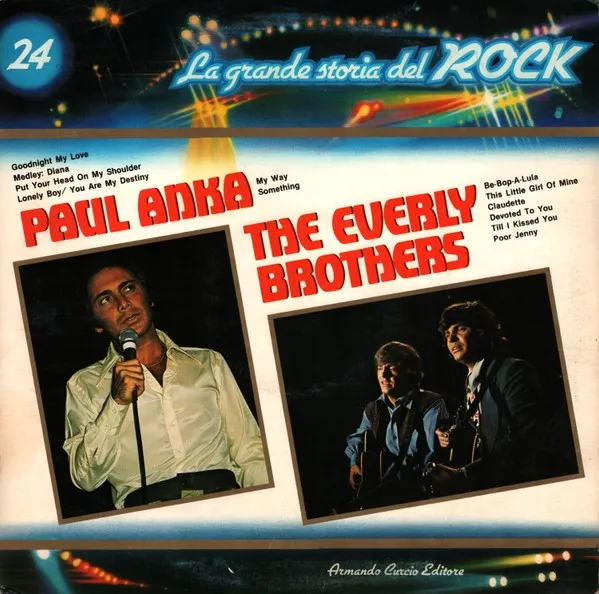 Paul Anka / The Everly Brothers (La grande storia del rock) 封面