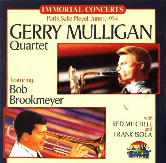 Gerry Mulligan Quartet, Paris, Salle Pleyel June 1 1954 封面