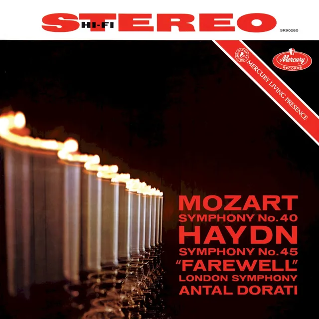 Mozart: Symphony no. 40 / Haydn: Symphony no. 45 “Farewell” 封面