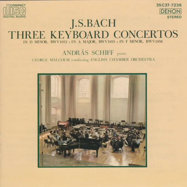 Three Keyboard Concertos 封面