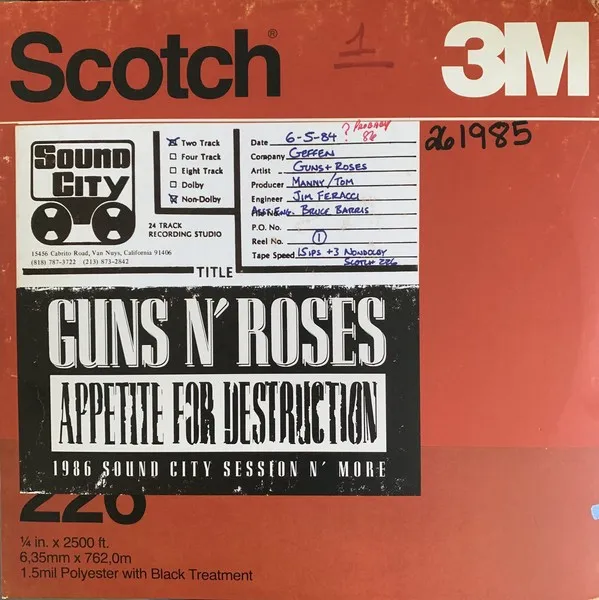 Appetite for Destruction | 1986 Sound City Session 封面