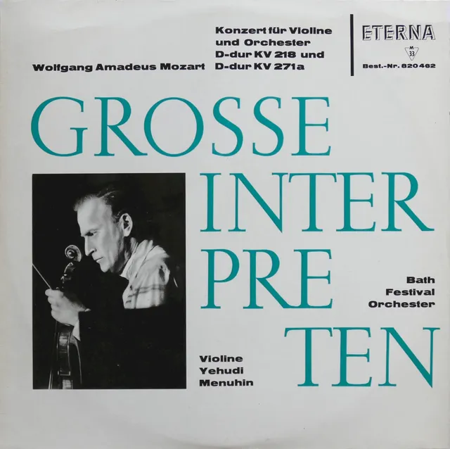 Konzert für Violine und Orchester D-dur KV 218 / Konzert für Violine und Orchester D-dur KV 271a 封面