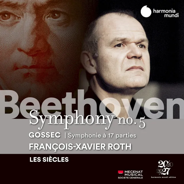 Beethoven: Symphony no. 5 / Gossec: Symphonie à 17 parties 封面