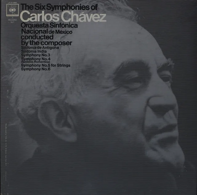 Six Symphonies of Carlos Chavez 封面