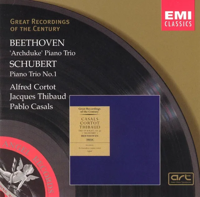 Beethoven: Piano Trio in B-flat, op. 97 "Archduke" / Schubert: Piano Trio no. 1 in B-flat, D 898 封面